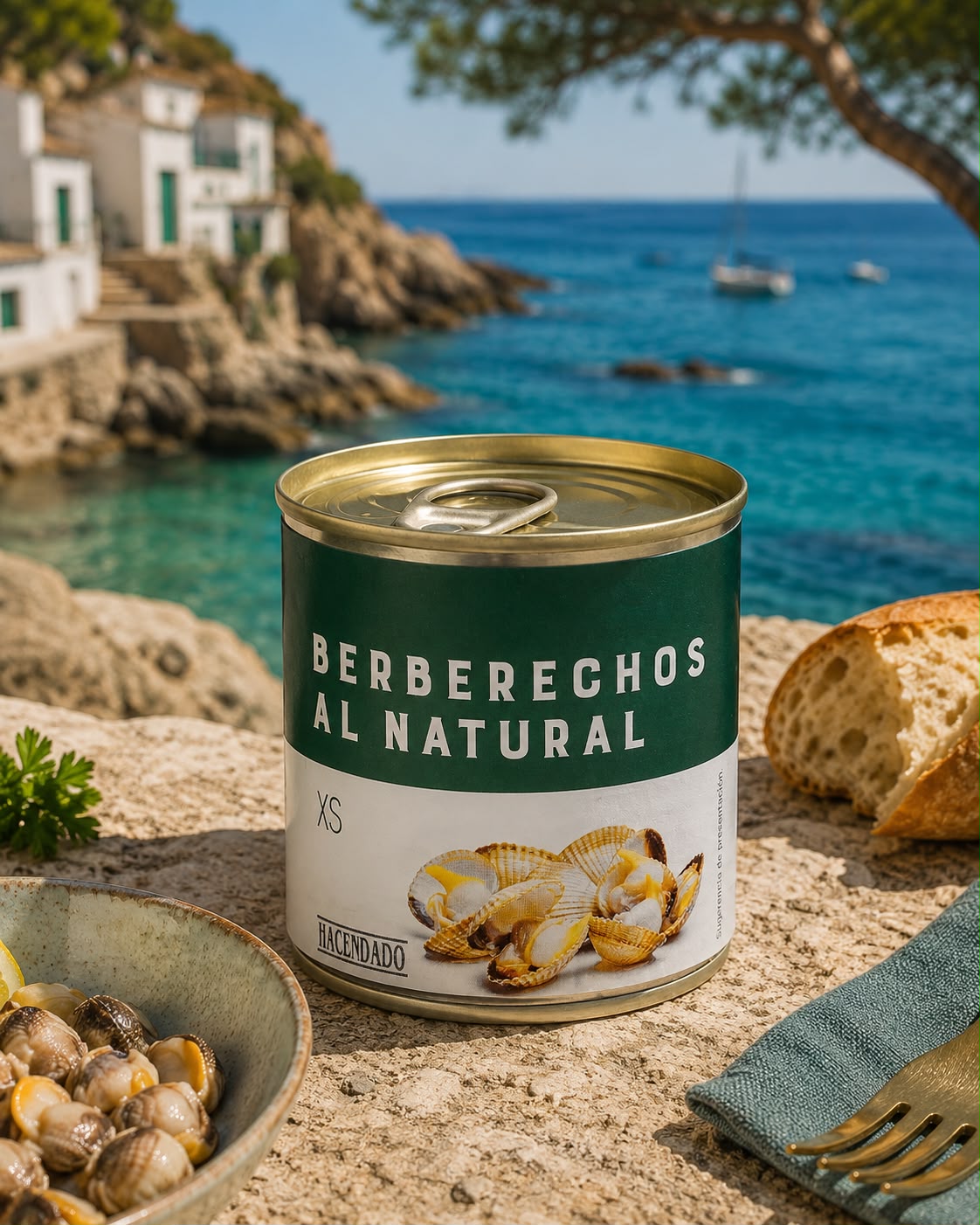Hacendado Berberechos al Natural XS – małe sercówki naturalne 185 g