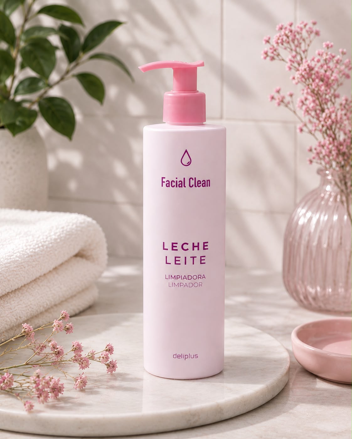 Deliplus Facial Clean – mleczko do demakijażu i oczyszczania twarzy 250 ml