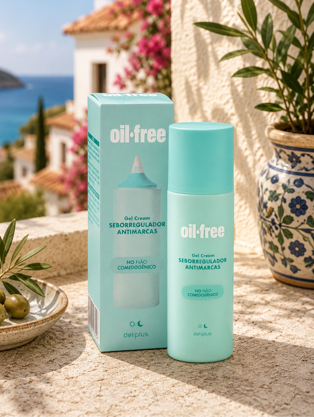 Deliplus Oil Free - Seboregulujący krem-żel przeciw śladom po niedoskonałościach 50 ml