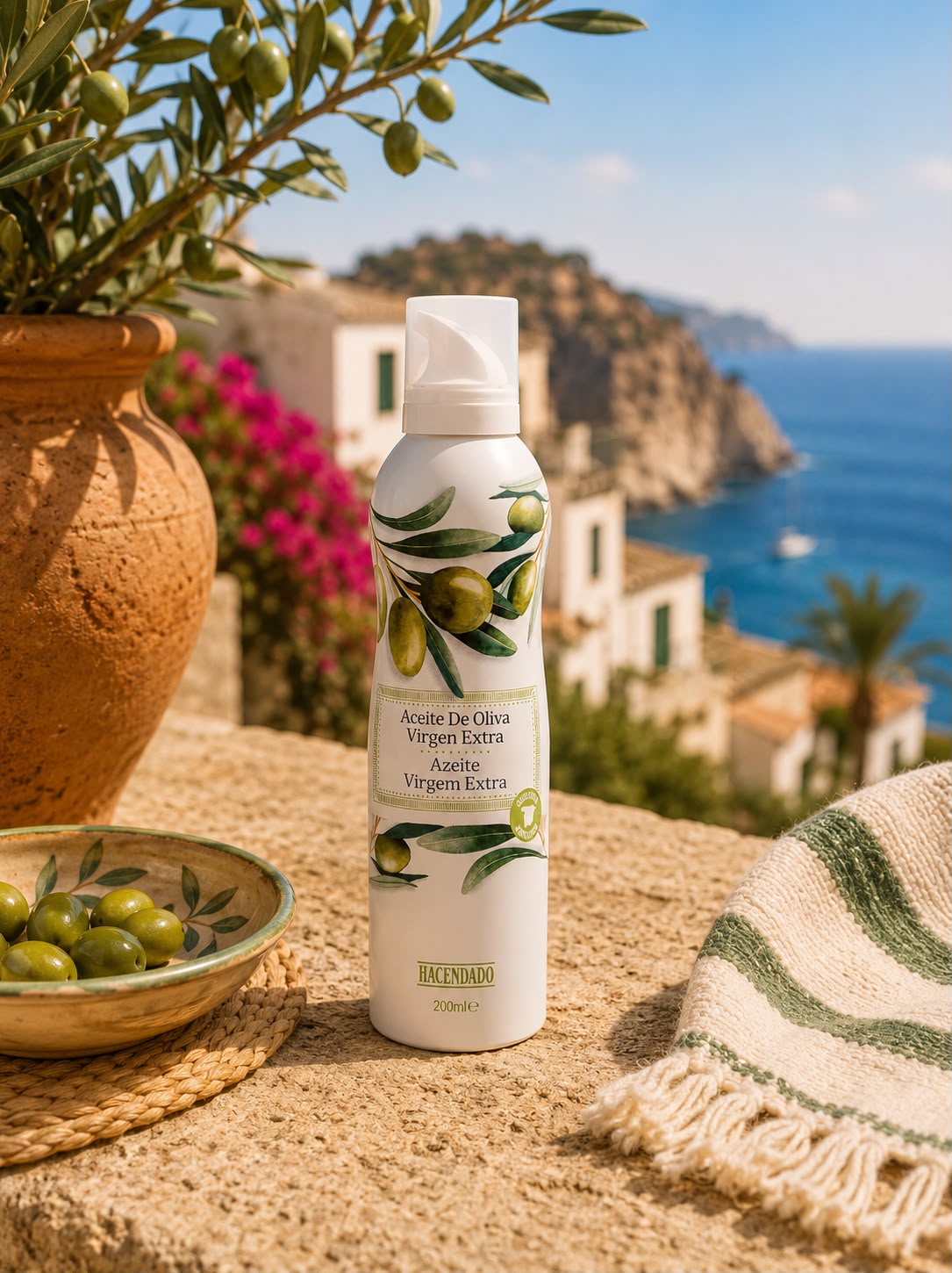 Hacendado – Oliwa z oliwek extra virgin w sprayu 200 ml