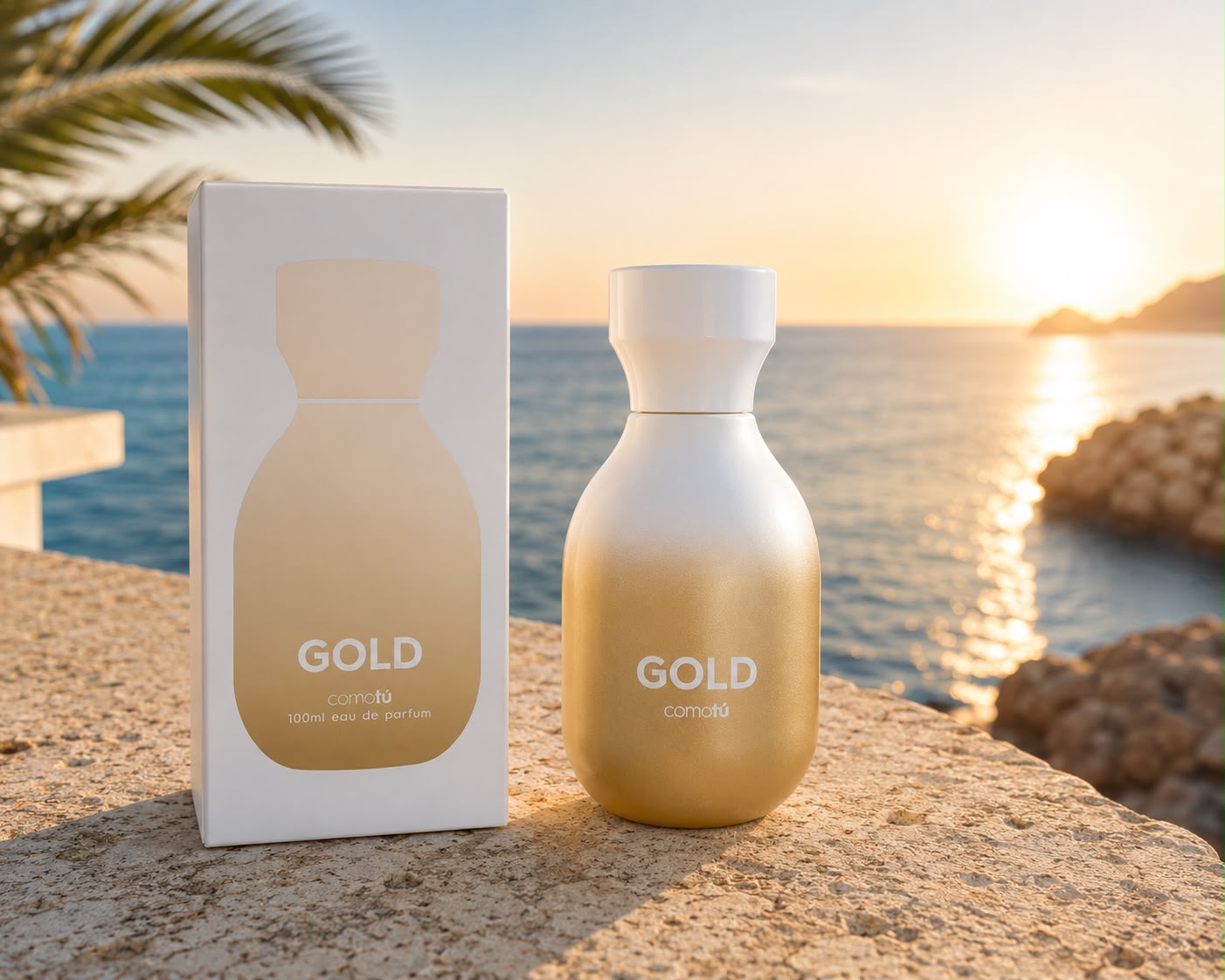 Como Tú Gold – damska woda perfumowana 100 ml | jaśmin, frangipani i wanilia