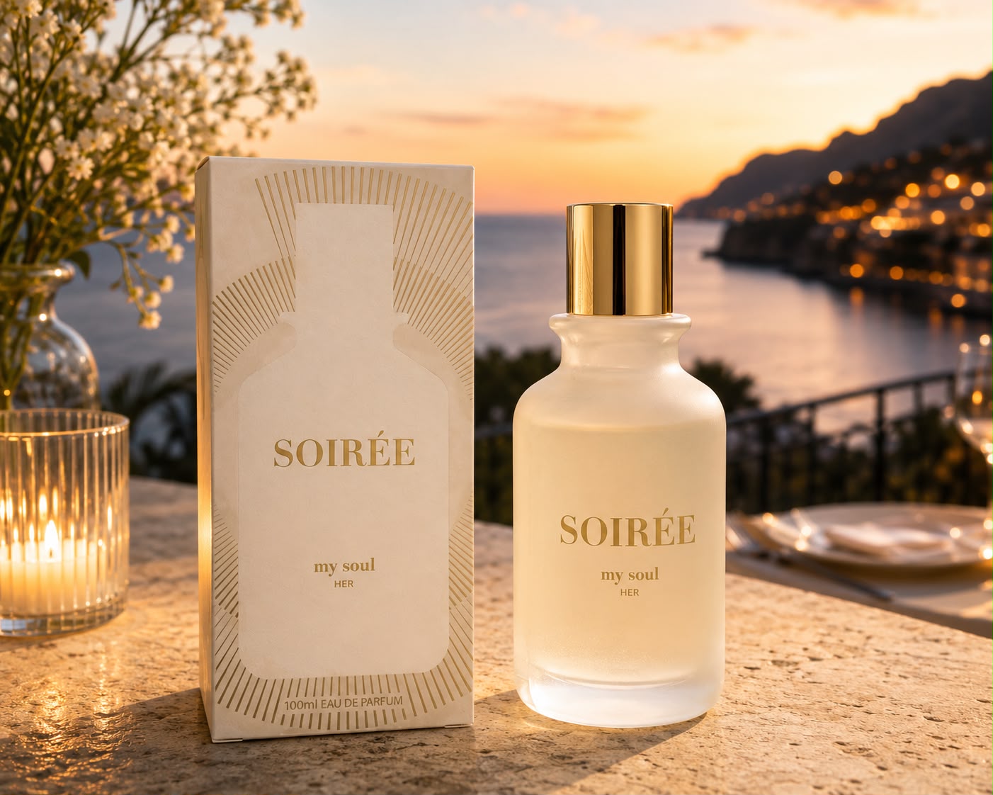 Soirée My Soul – damska woda perfumowana 100 ml | irys, wanilia i fasola tonka