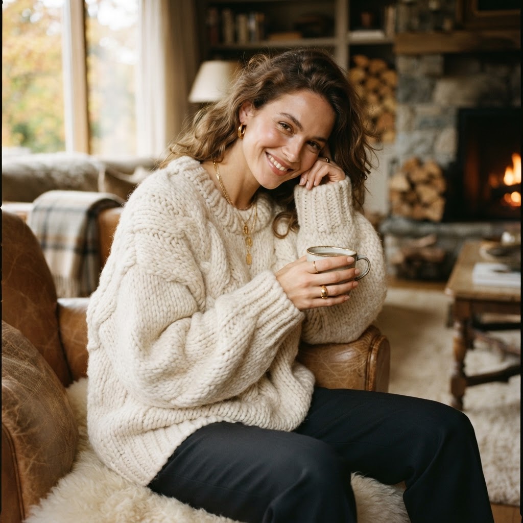 The Rise of 'Comfort Seeking': How to Style This Season's Chunkiest Knits