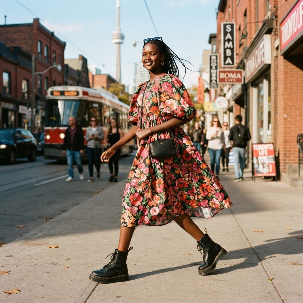 The Floral Dress Gets a Cool Makeover: How to Style It for Late Summer