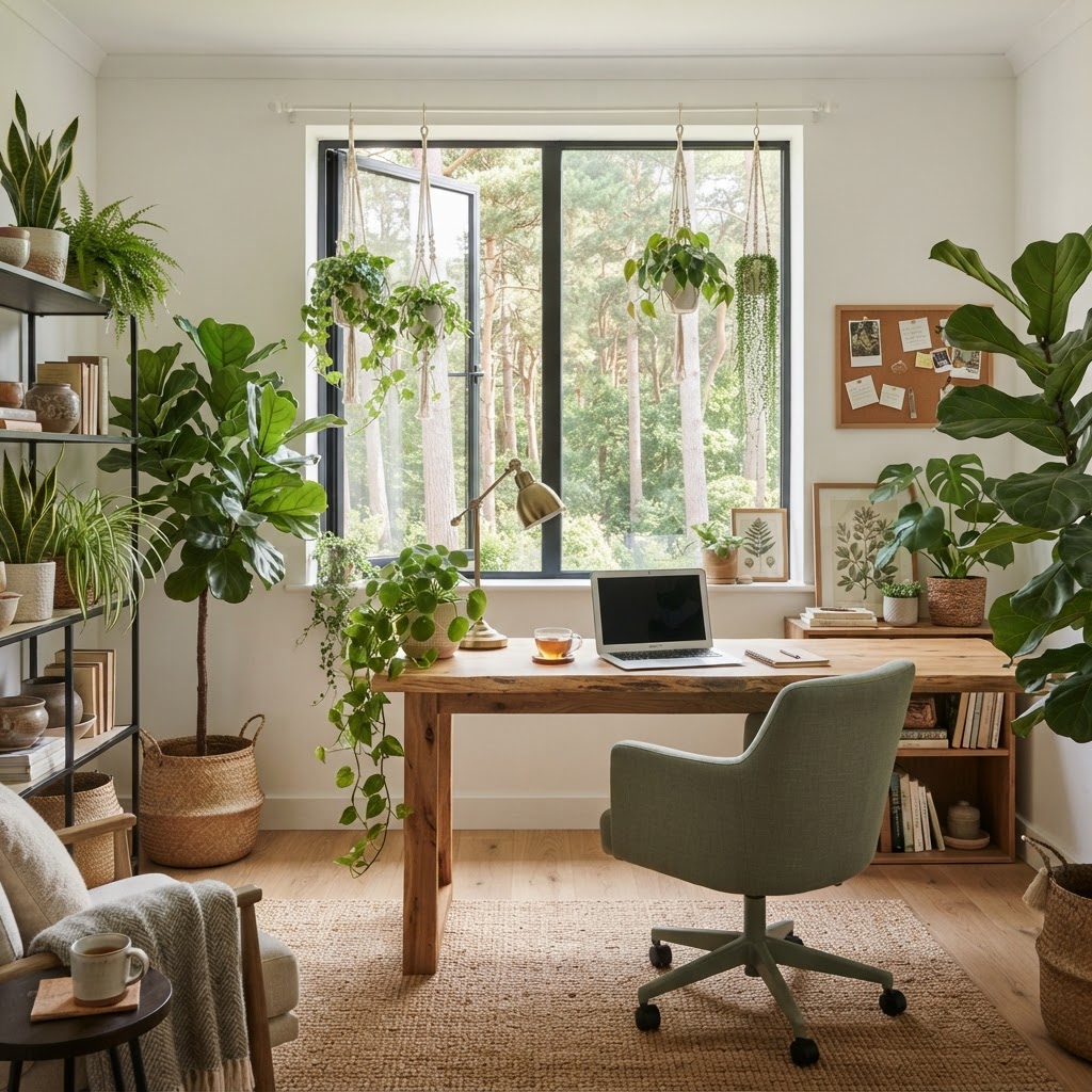 Biophilic Home Office Trends: Bringing the Great Outdoors In