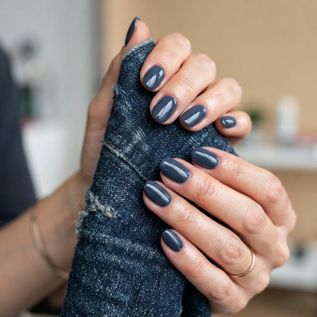 The Rise of 'Good Jeans' Nails: Why Blue Lacquer is the Must-Have Fall Accessory