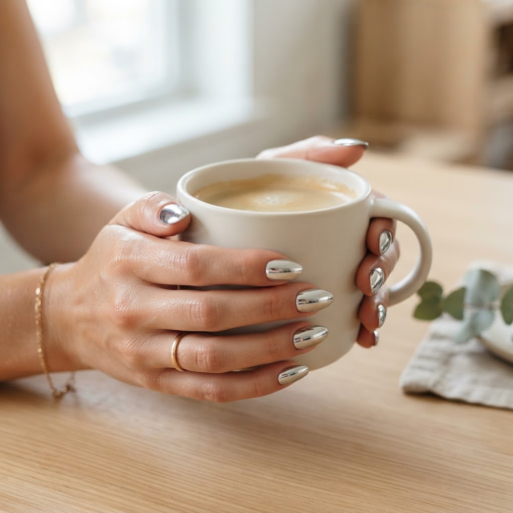 The Rise of Chrome Nails: Why This Metallic Trend Is Still Dominating