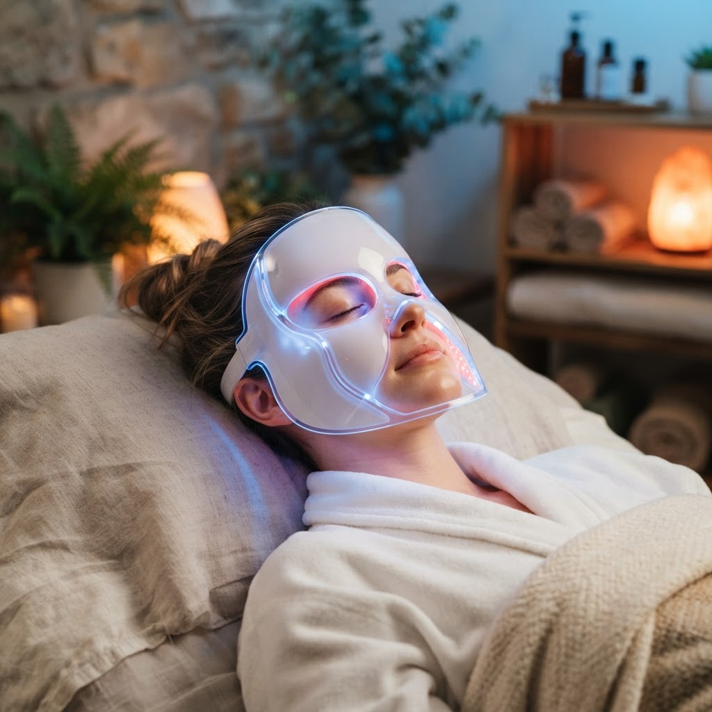 Bring the Spa Home: The Rise of LED and Red Light Therapy Masks