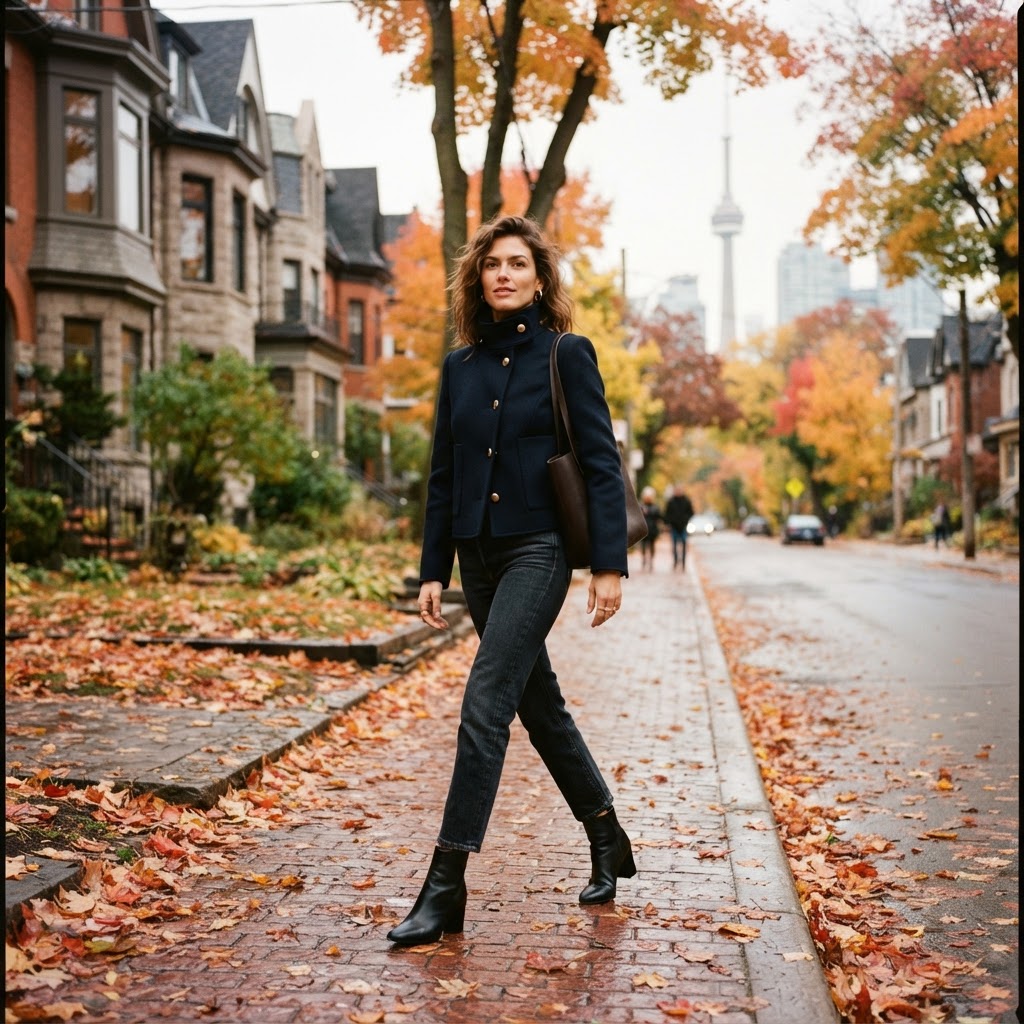 Fall 2026 Wardrobe Essentials: How to Style Funnel-Neck Jackets and Dark-Wash Denim