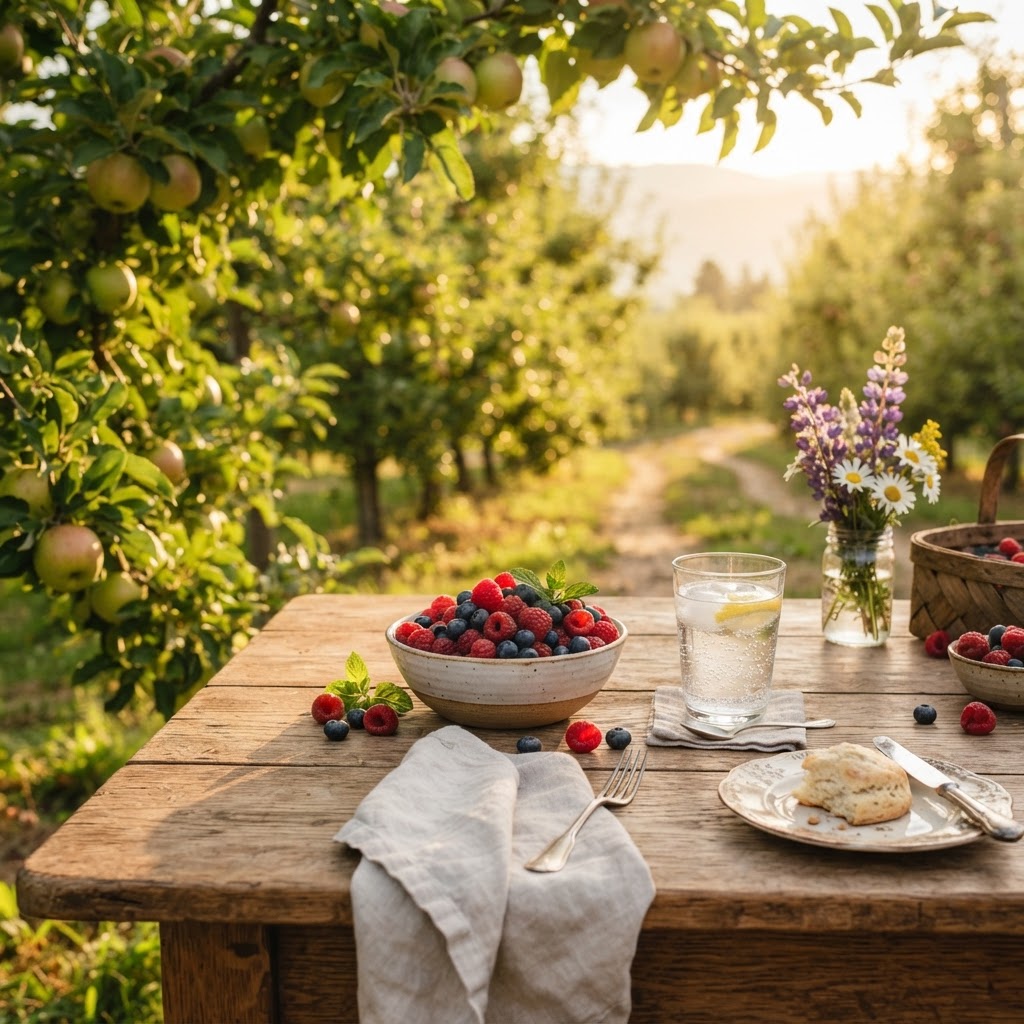 Summer Berry Foraging and Farm-to-Table Dining in British Columbia