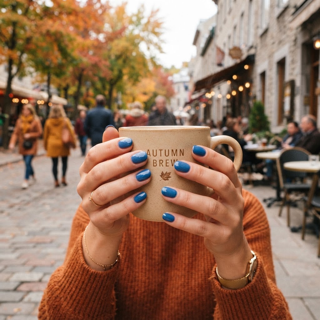 Denim-Inspired Nails: Why Blue Lacquer is the Must-Have Accessory for Fall