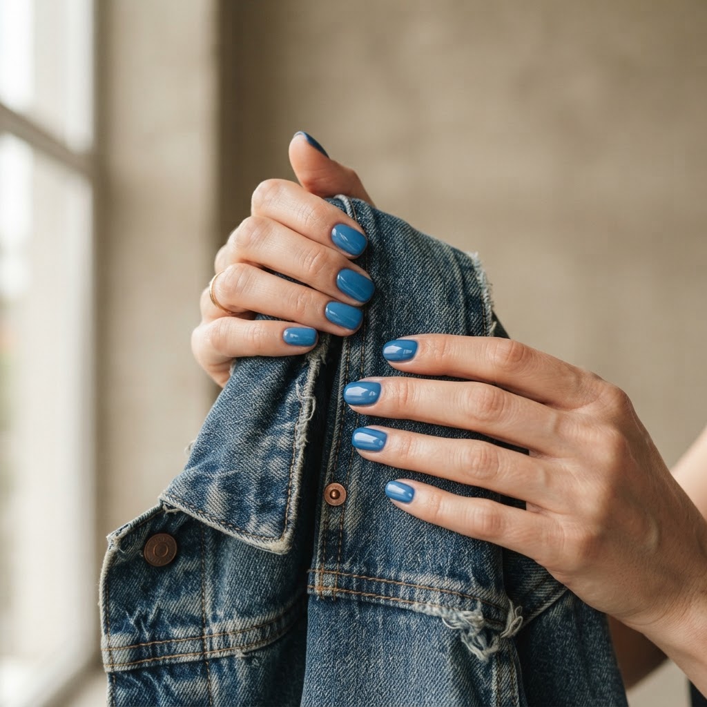 Denim-Inspired Manicures: The Unexpected Nail Trend Taking Over This Season