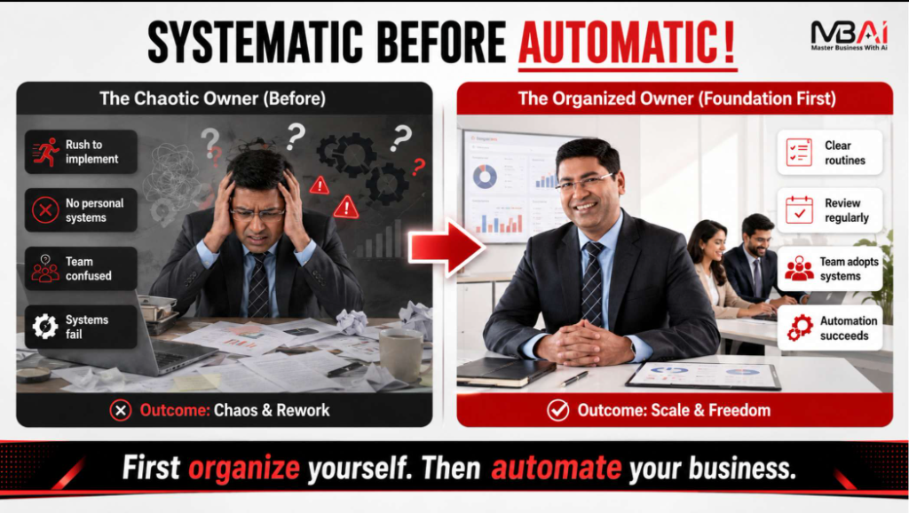 Systematic Before Automatic