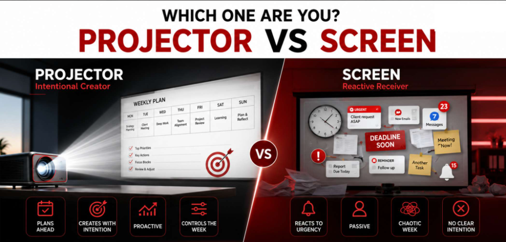 Projector vs Screen — Which one are you?