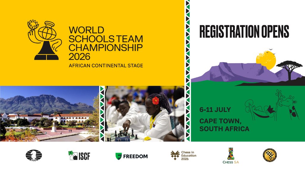 Cape Town, with Support from Freedom Holding Corp., to Host Continental Stage of World Schools Chess Championship