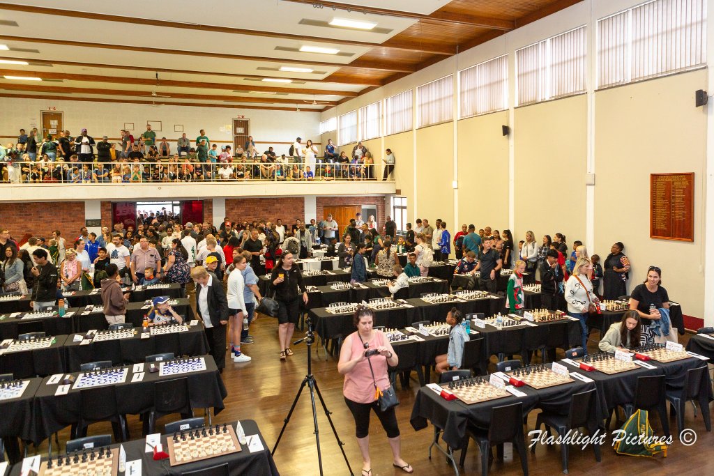 SAJCCC chess championship crowd South Africa