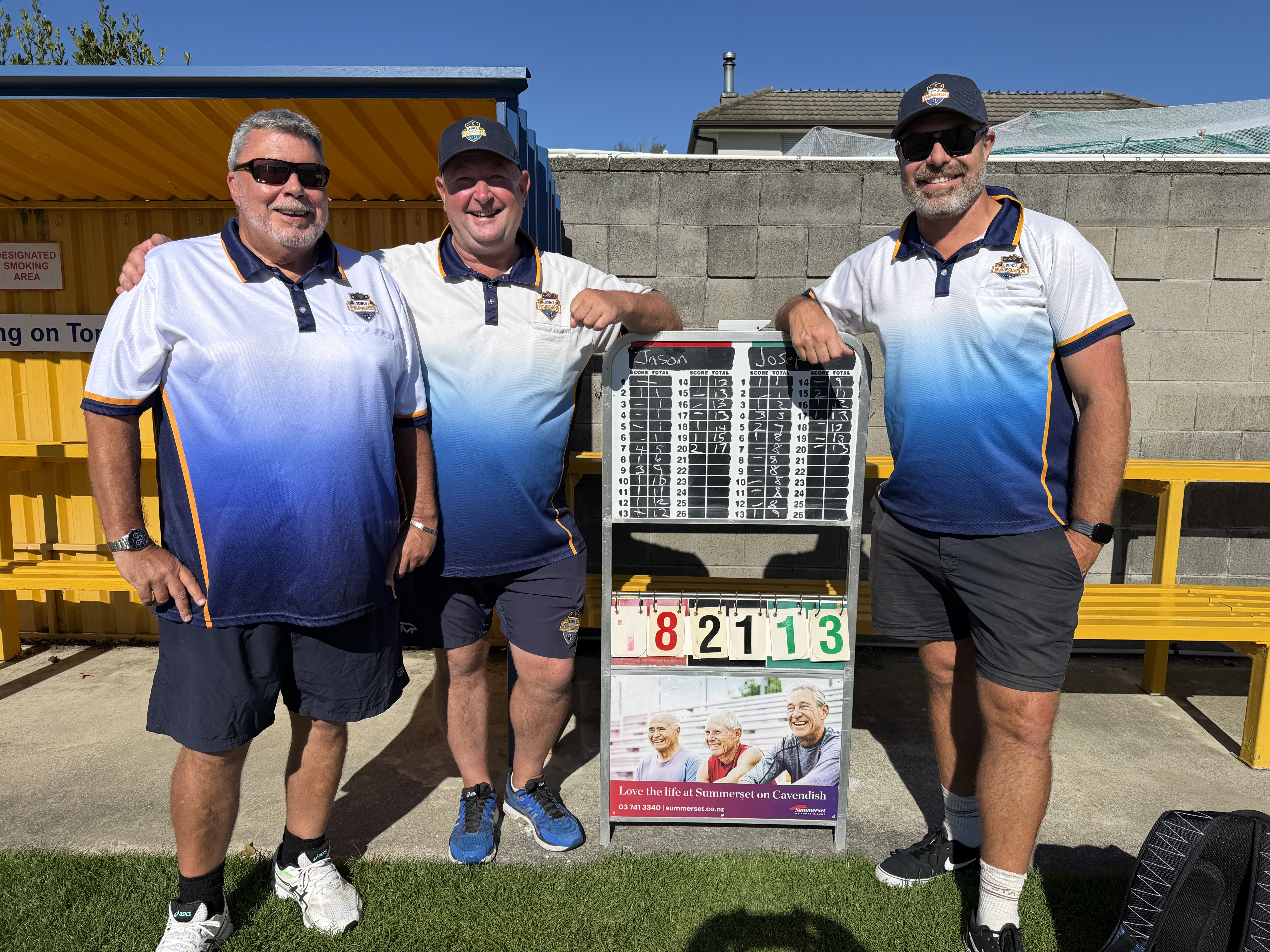 Bowls Papanui Triples Club Champions 2025/26