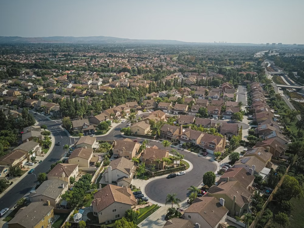 Drone aerial view