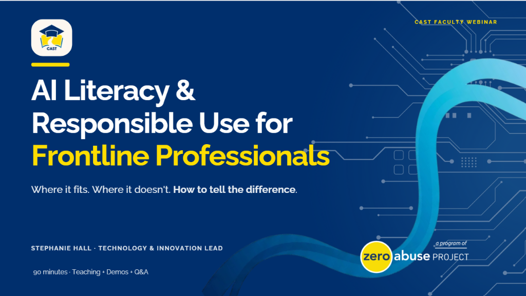 AI Literacy & Responsible Use for Frontline Professionals