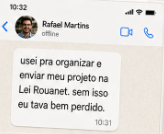 Mensagem de artista sobre a CulturaLAB 3