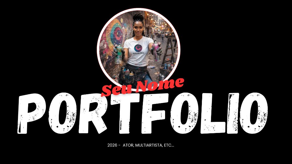 Exemplo de capa de portfólio 2