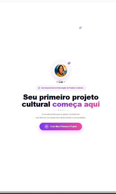Painel inicial do projeto Teatro Ambiental