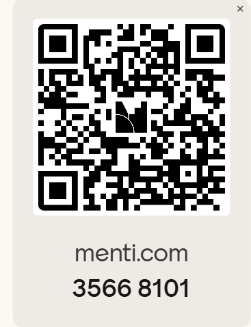 Menti QR code