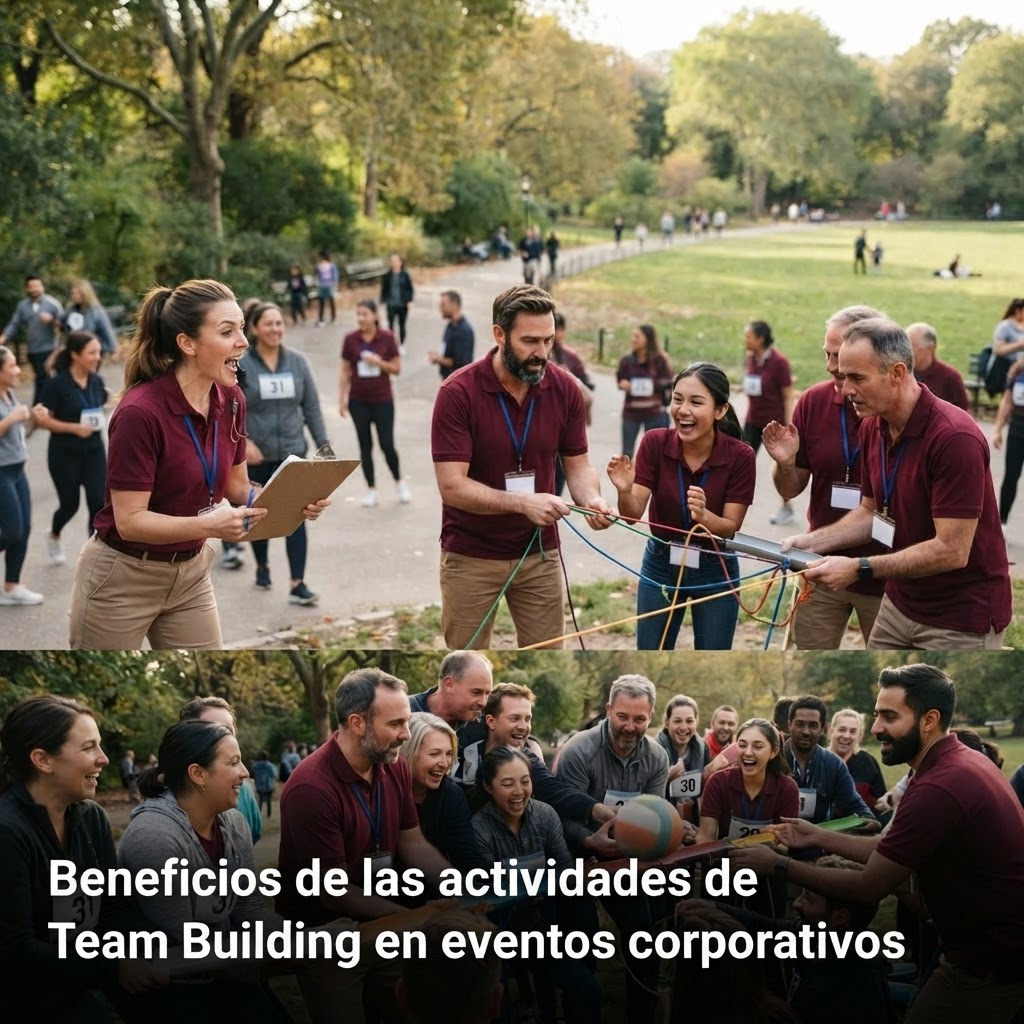 Transforma tus eventos corporativos con actividades de team building efectivas — beneficios de las actividades de Team Building en eventos corporativos