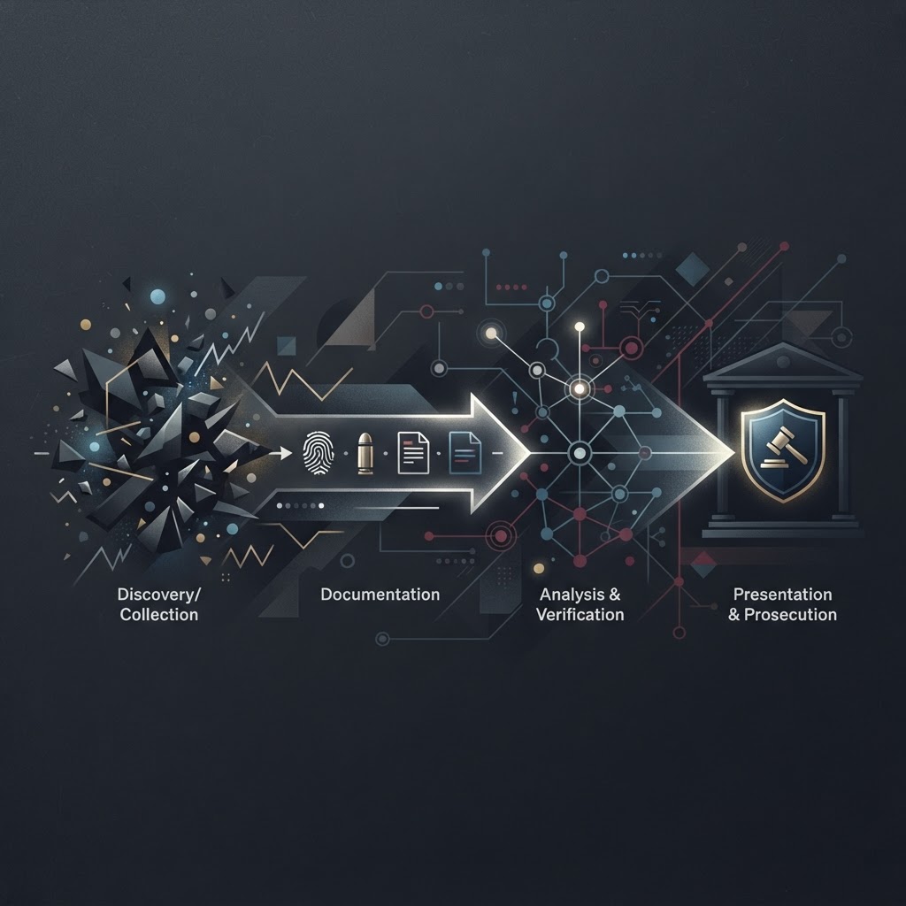 From Scene to Verdict: The Hidden Vulnerabilities in Evidence's Journey Through the Justice System — The Lifecycle of Evidence | The Evidence Log