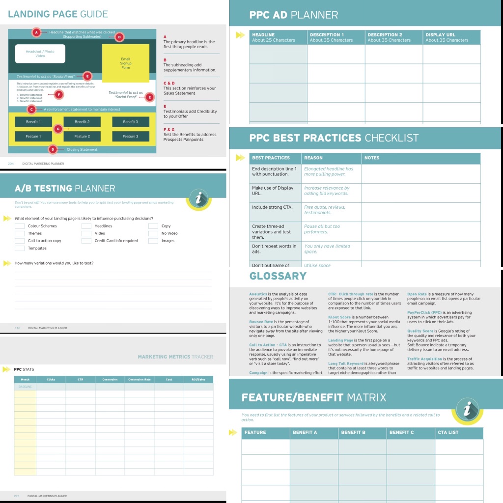 Inside the planner — strategy pages