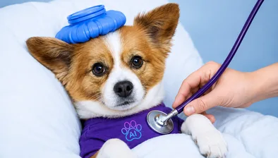 Sick dog health scan