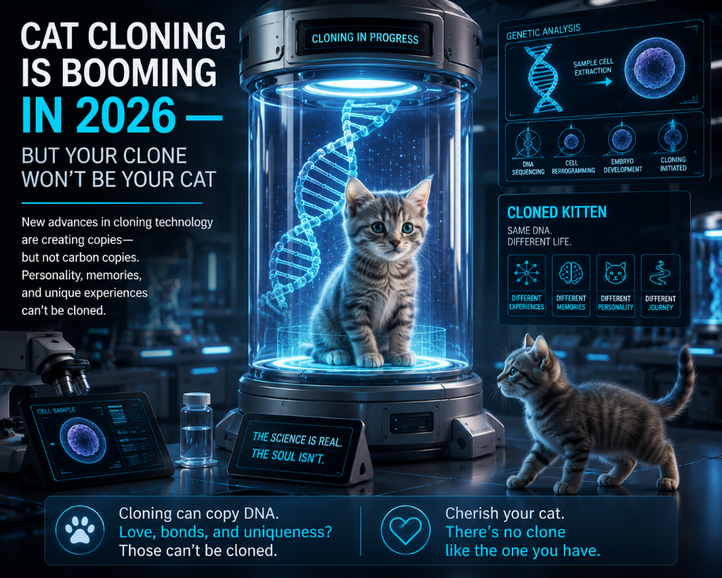 Cat Cloning Is Booming in 2026 — But Your Clone Won't Be Your Cat