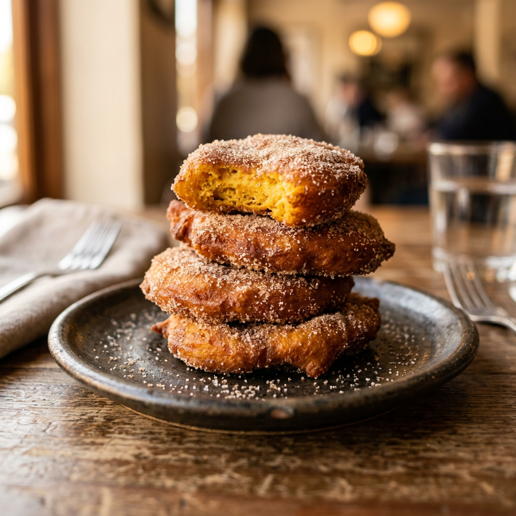 Classic Cinnamon-Sugar Pumpkin Fritters