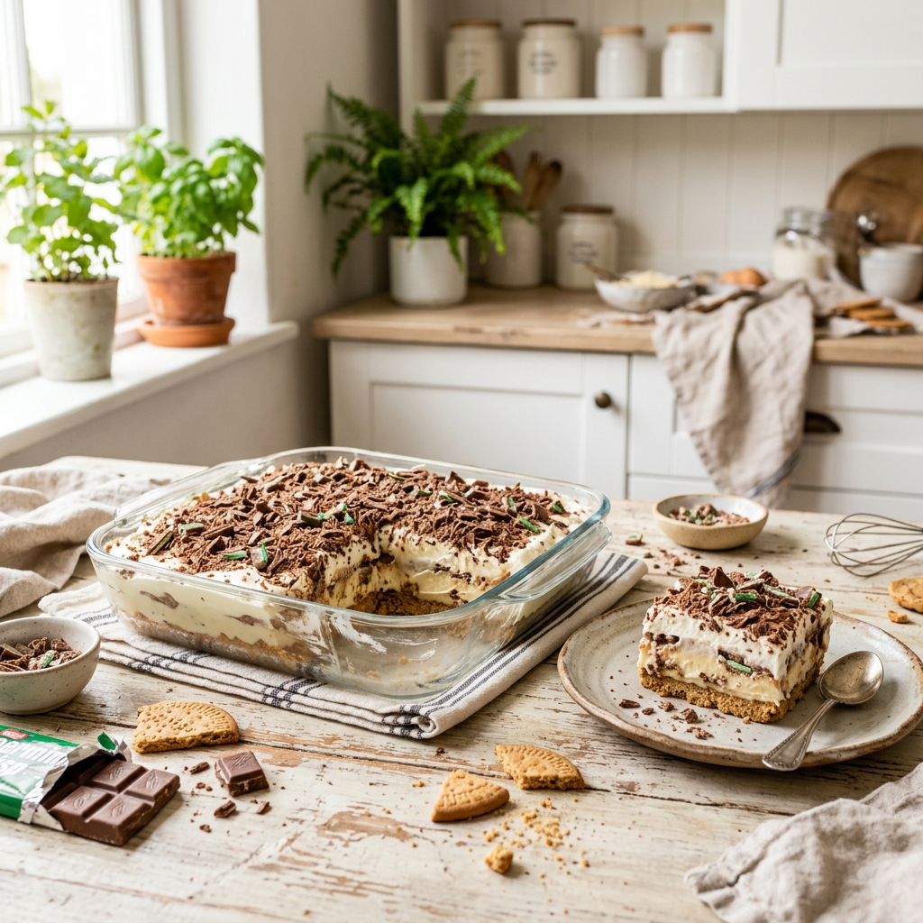 Classic Peppermint Crisp Tart