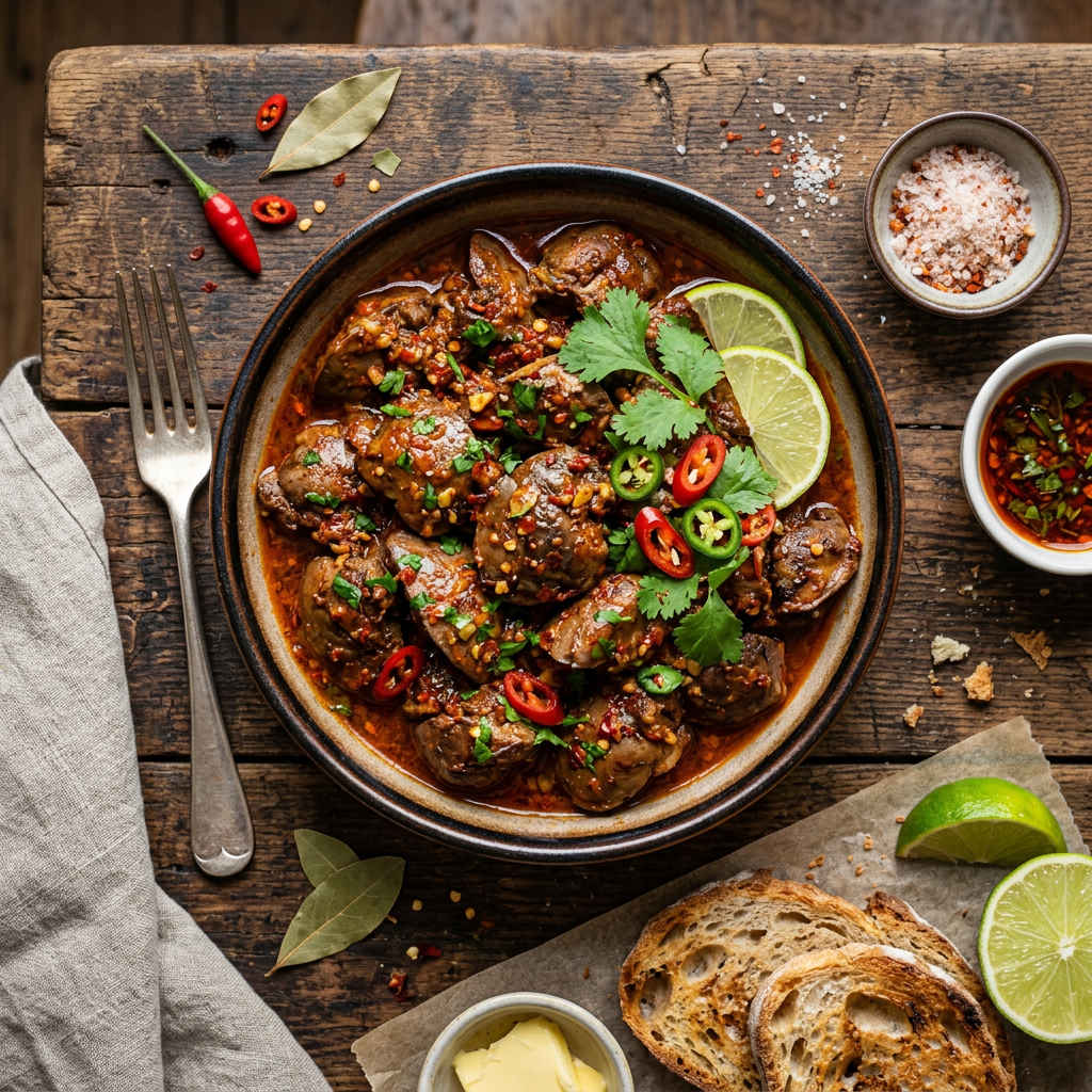 Fiery Peri-Peri Chicken Livers