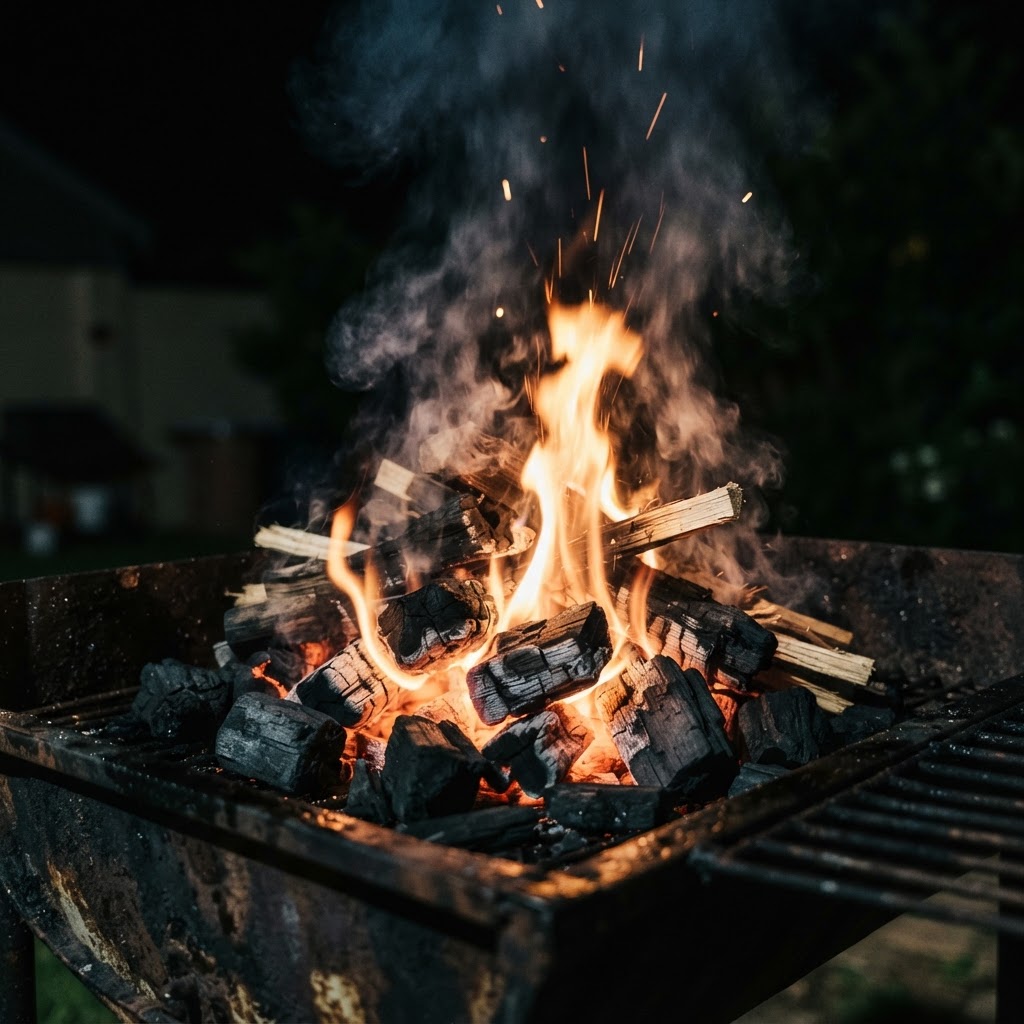 Lighting the Fire: Wood vs Charcoal