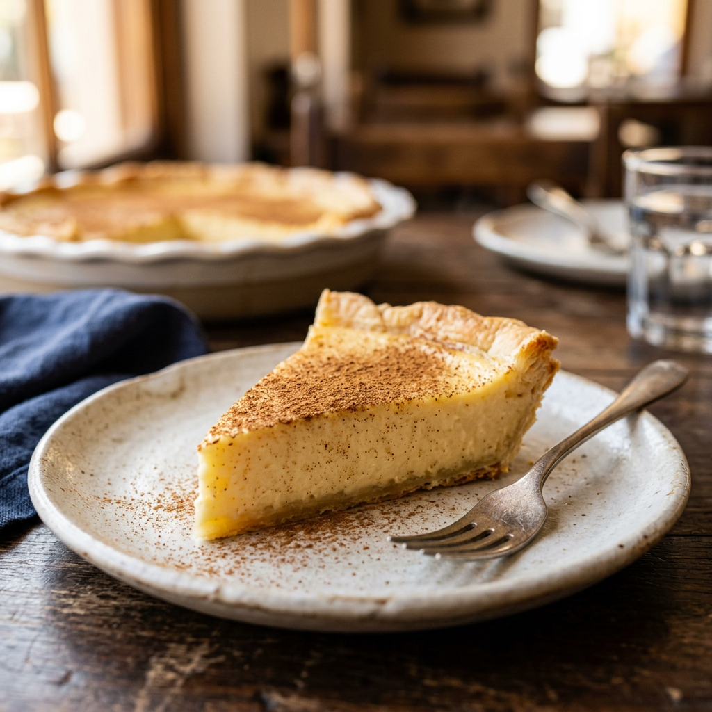 Traditional South African Milk Tart