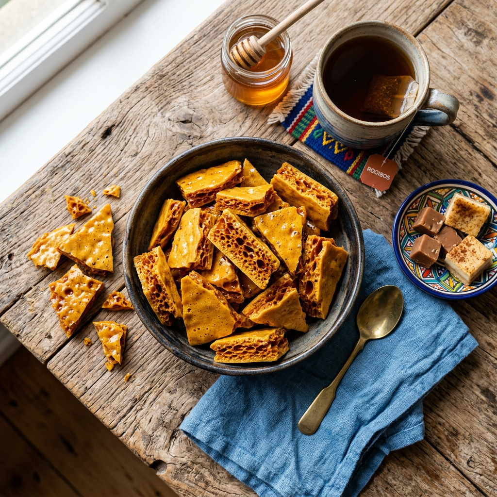 Classic South African Honeycomb Toffee
