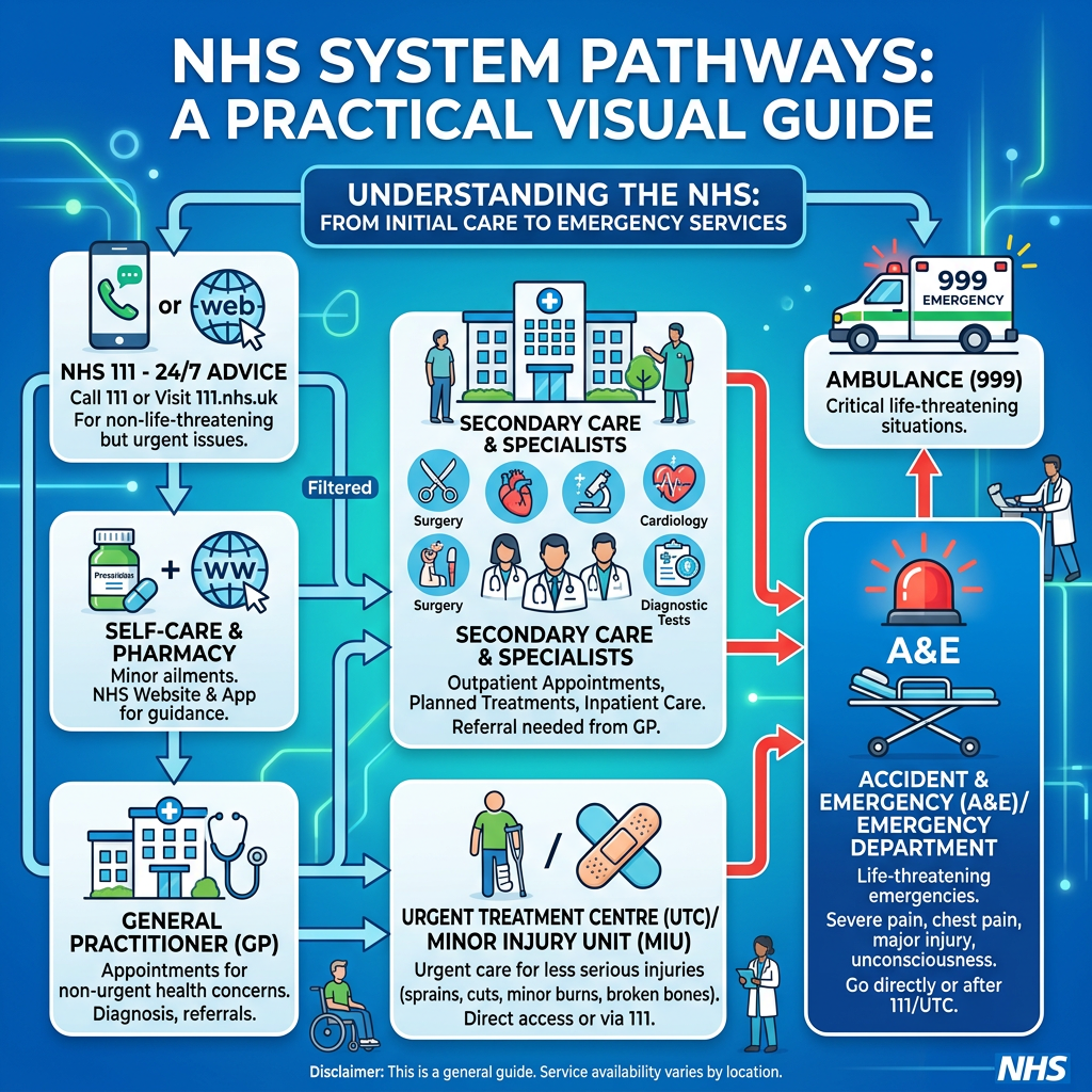 Beyond the GP -- How the NHS System Works