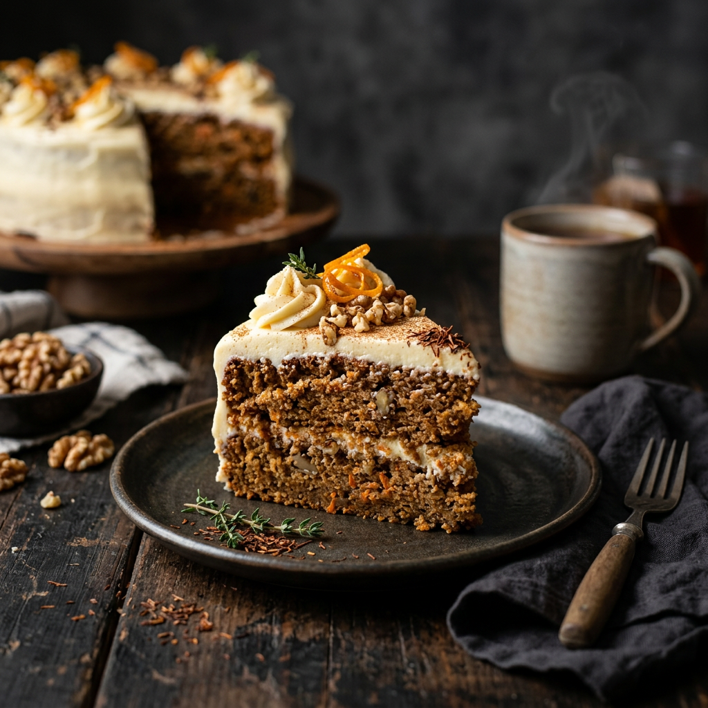 Traditional Rooibos Carrot Cake