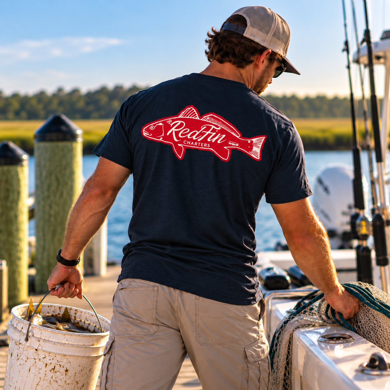 Illustrated RedFish T-Shirt
