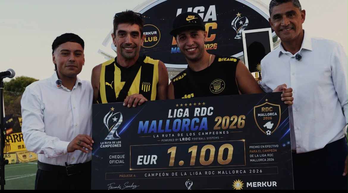 🏆 La filial de Peñarol - Carboneros en Mallorca es campeona de la LIGA RDC MALLORCA 2026
