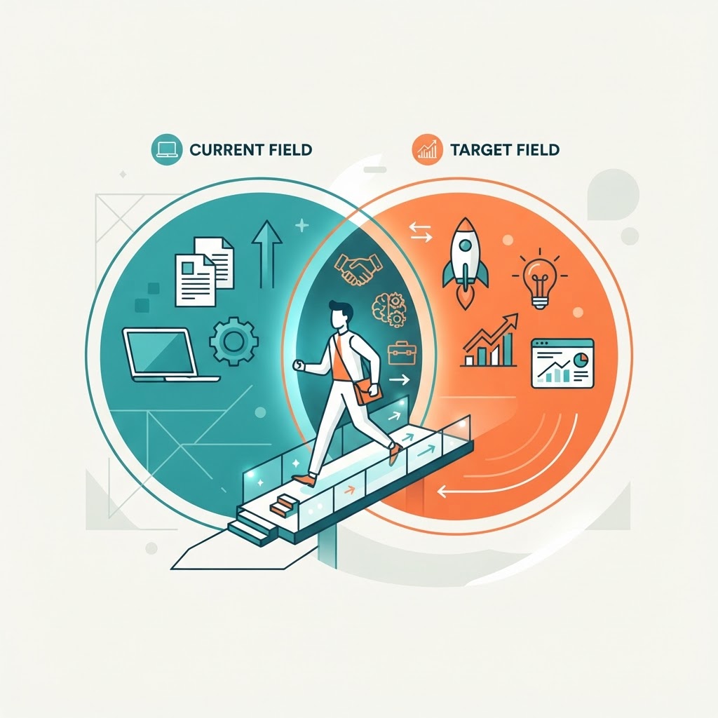 Cross-skilling into an adjacent field