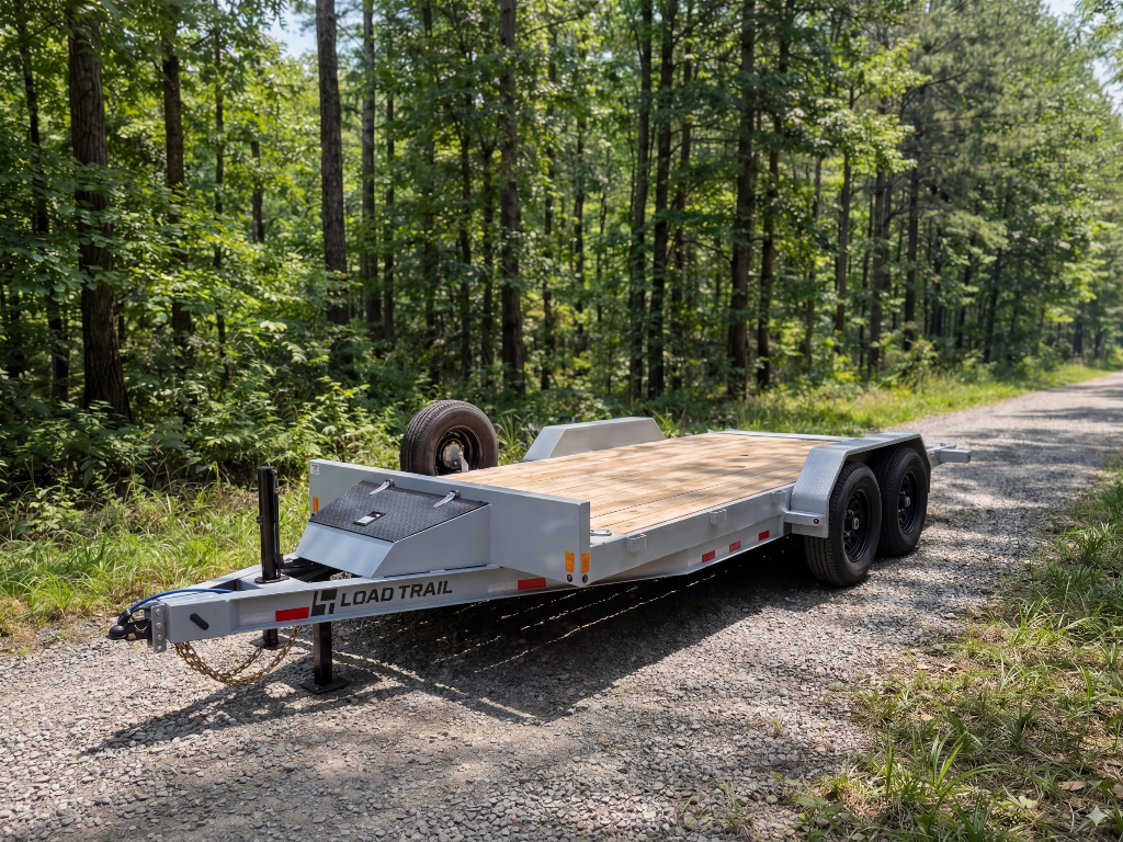 22FT Tilt Deck Trailer view 3