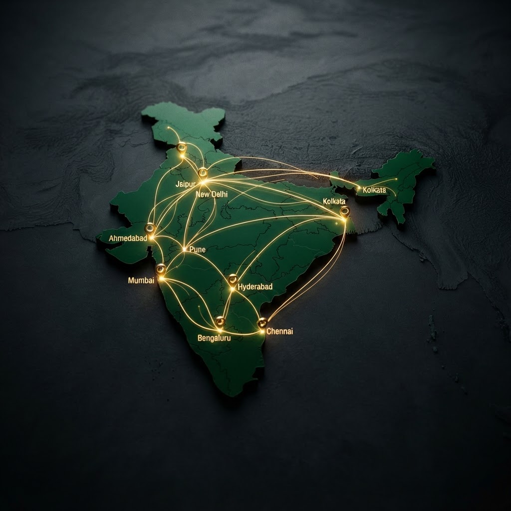 India distribution network