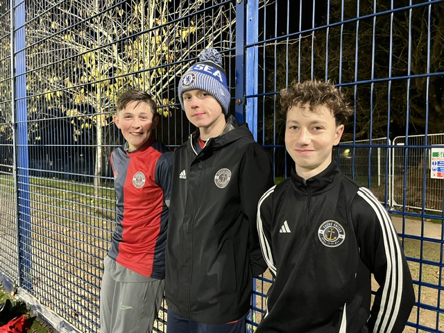 Young players at an Onside weekly coaching session
