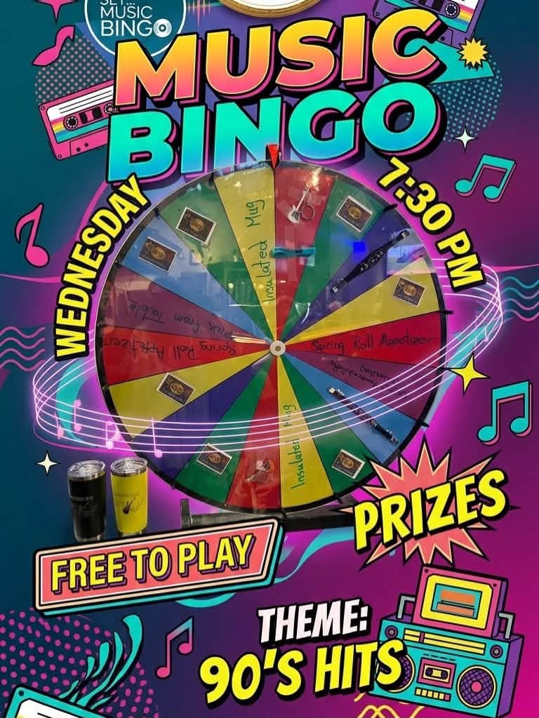 Music Bingo - 90's Hits