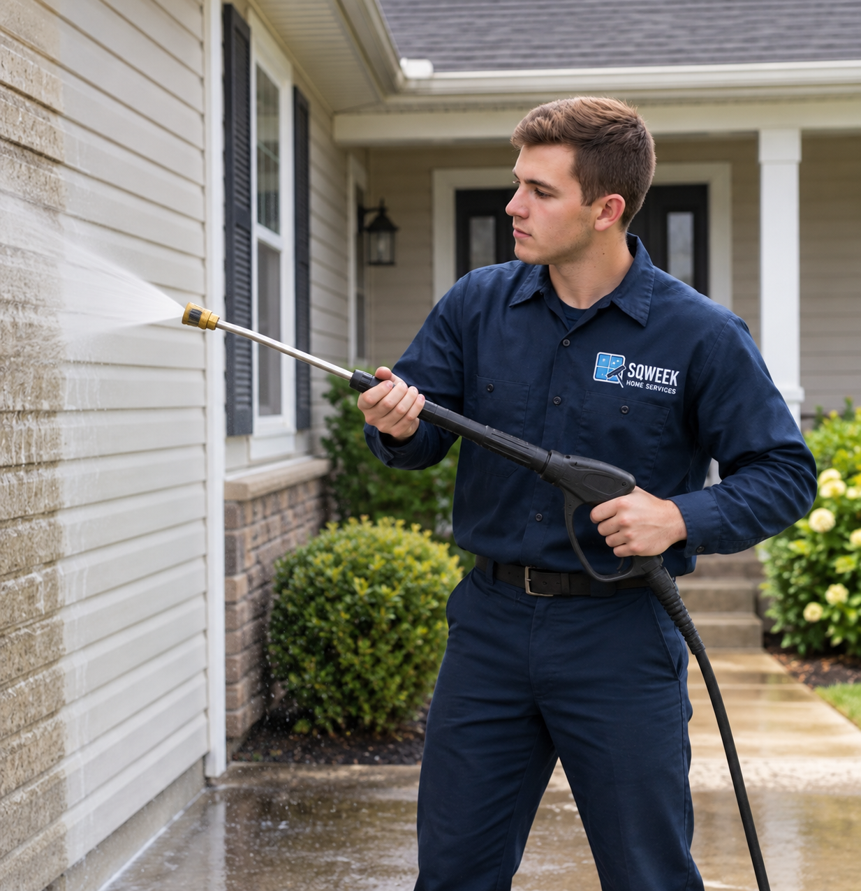 Exterior House Soft Wash