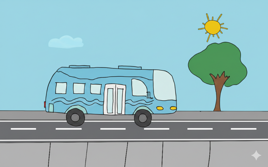 Ilustração de ônibus