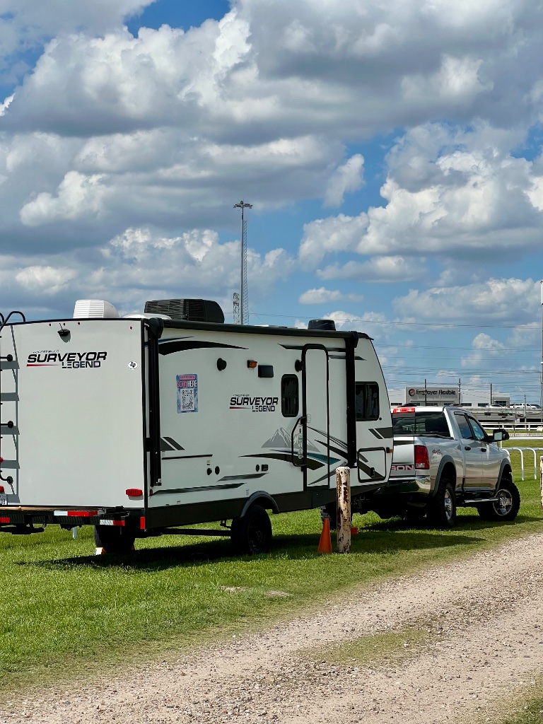 Surveyor Legend camper at Texas event